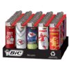BiC Lighter Sports NFL Licensed Design 50ct tray