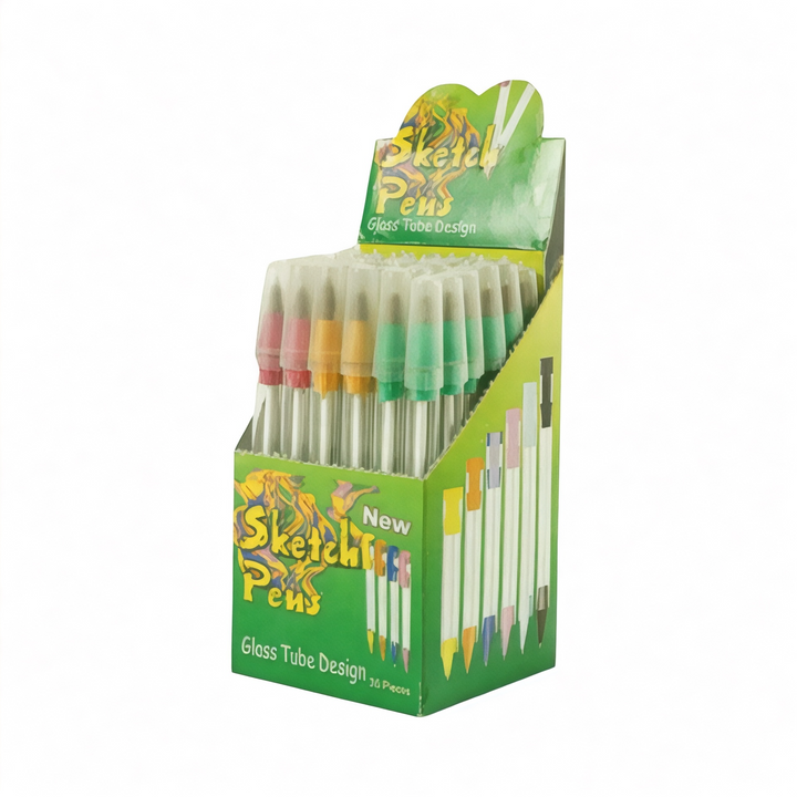 Glass Pens Display 36 ct
