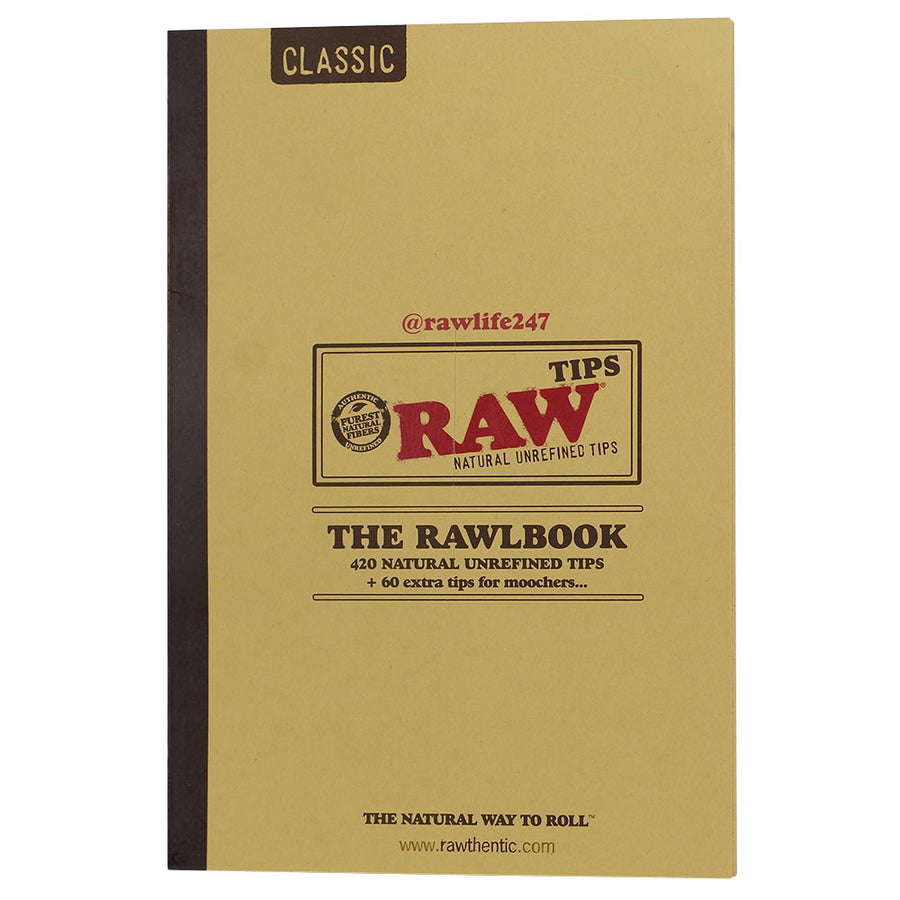 RAW Tips Rawlbook 10 Pages 480ct | 20 books