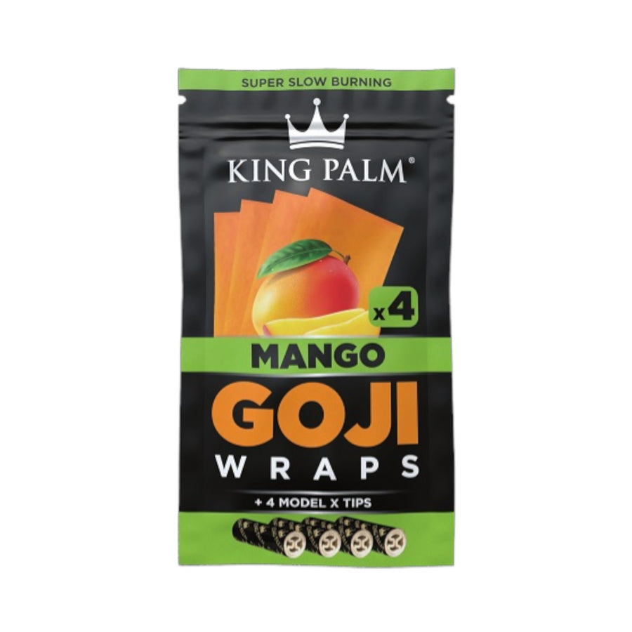 Goji Rolling Wraps King Palm 15 Packs of 4