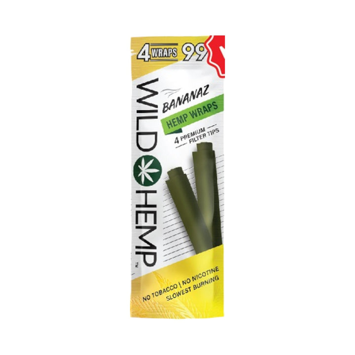 Wild Natural Wraps | 20 Pack Display (4 Wraps Per Pack)