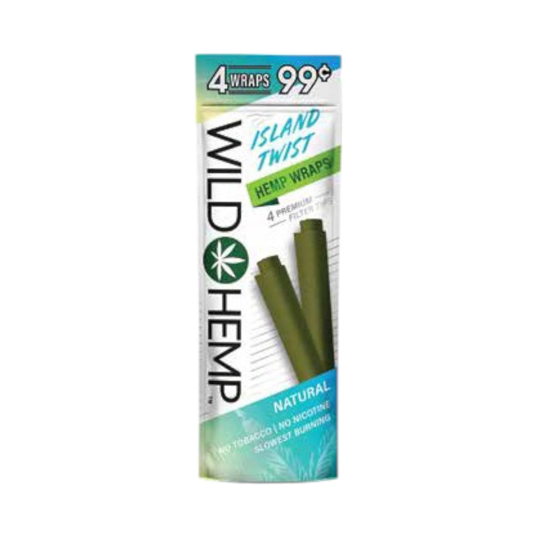 Wild Natural Wraps | 20 Pack Display (4 Wraps Per Pack)