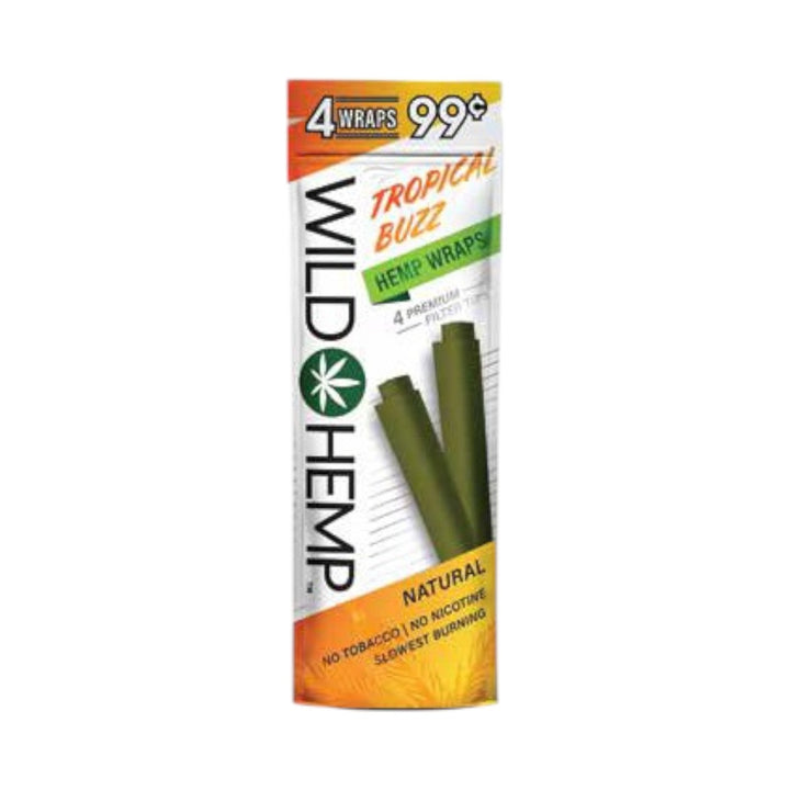 Wild Natural Wraps | 20 Pack Display (4 Wraps Per Pack)