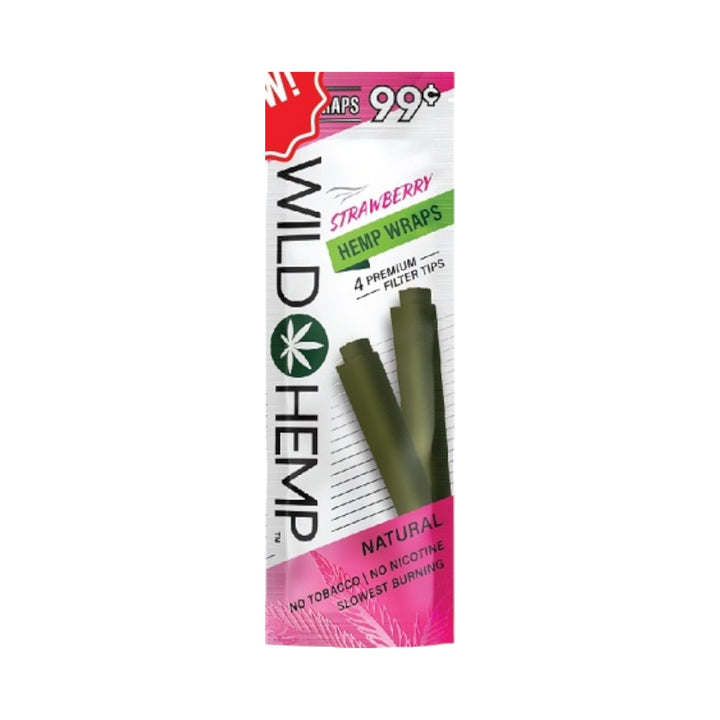 Wild Natural Wraps | 20 Pack Display (4 Wraps Per Pack)