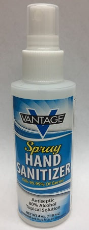 CONVENIENT POP TOP SPRAY SANITIZER (VANTAGE) 4oz bottle 12 count