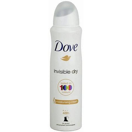 DOVE DEODORANT SPRAY 150ML INVISIBLE DRY 6 COUNT