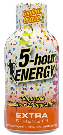 5 HOUR ENERGY EXTRA STRENGTH CONFETTI CRAZE 12CT 1.93OZ