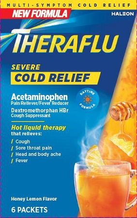 THERAFLU MULTI SYMPTOM SEVERE COLD YELLOW 6CT