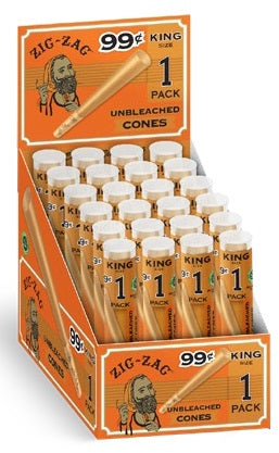 ZIG ZAG PAPER CONES unbleached pre priced $.99