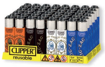 CLIPPER LIGHTER MICRO ZIG ZAG 48 count