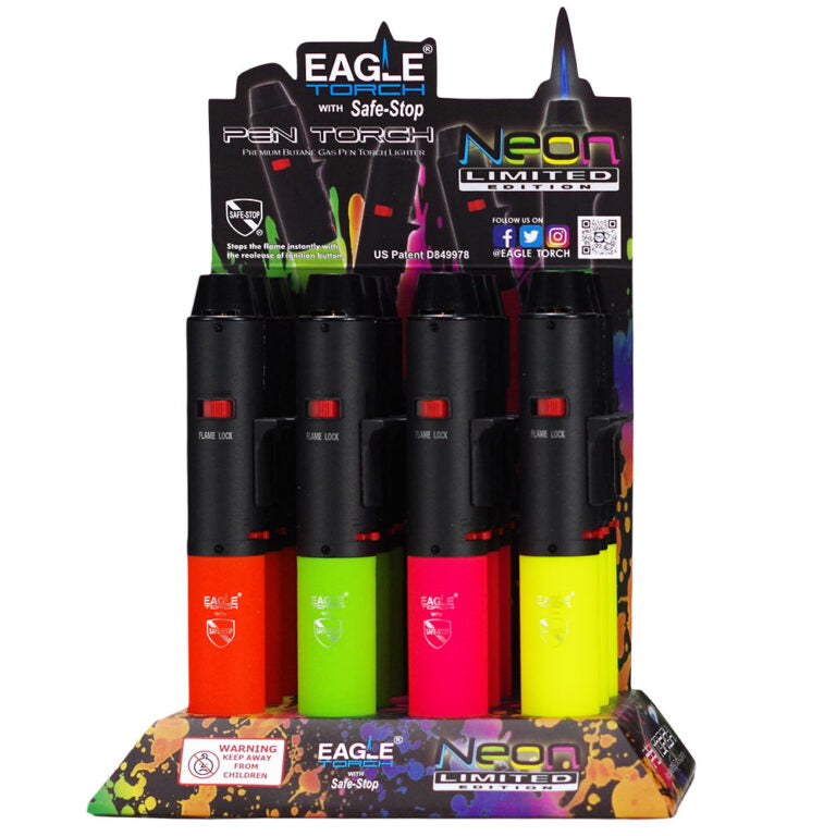 Eagle Torch Neon Pen 7 In 12ct Display