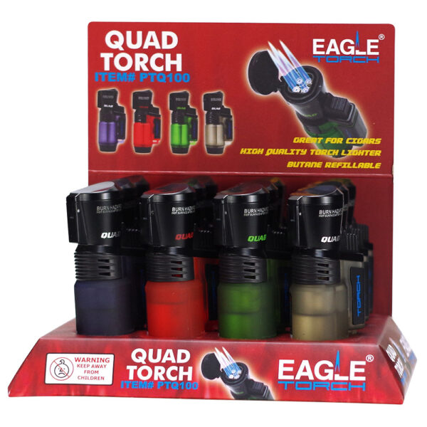 Eagle Torch Luxury Quad 12ct Display