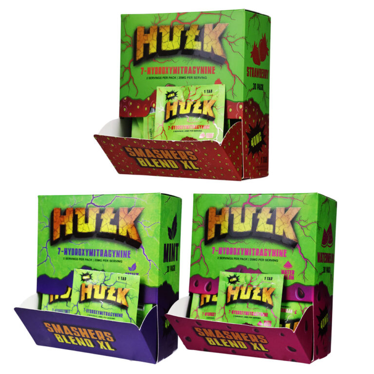 Hu7k 7-Hydroxymitragynine Smashers Blend XL Tablet 40mg 1pk 30ct Box