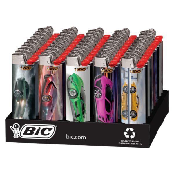 BiC Lighter Super Car Design 50ct Display Limited edition