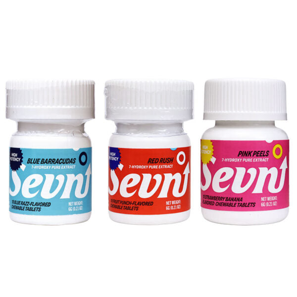 Sevn 7-hydroxymitragynine Kratom Extract Chewable Tablets 35mg 10CT