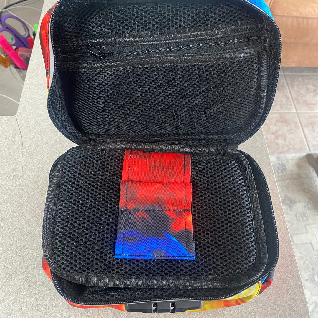 Backwoods stash bag with lock