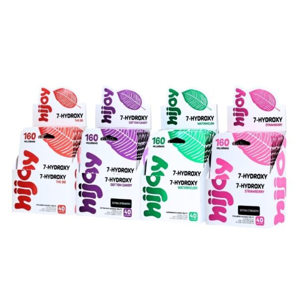 Hijoy 7- Hydroxy With Pseudo Chewable Tablets 160mg 4pk 10ct Box