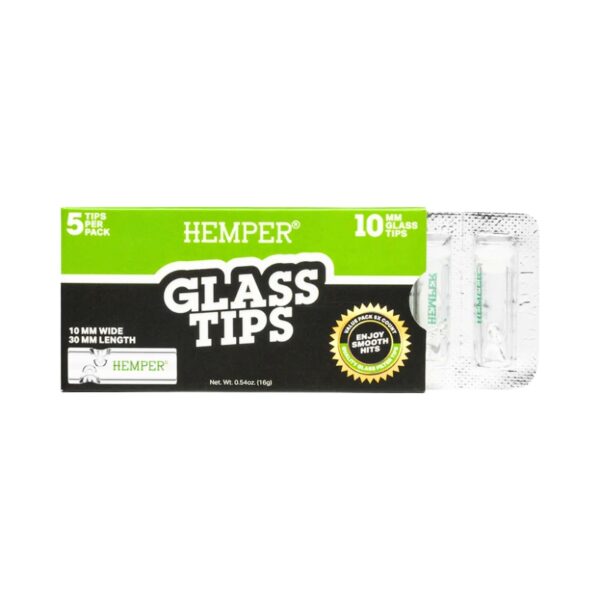 Hemper 10mm Glass Tips 10ct Display