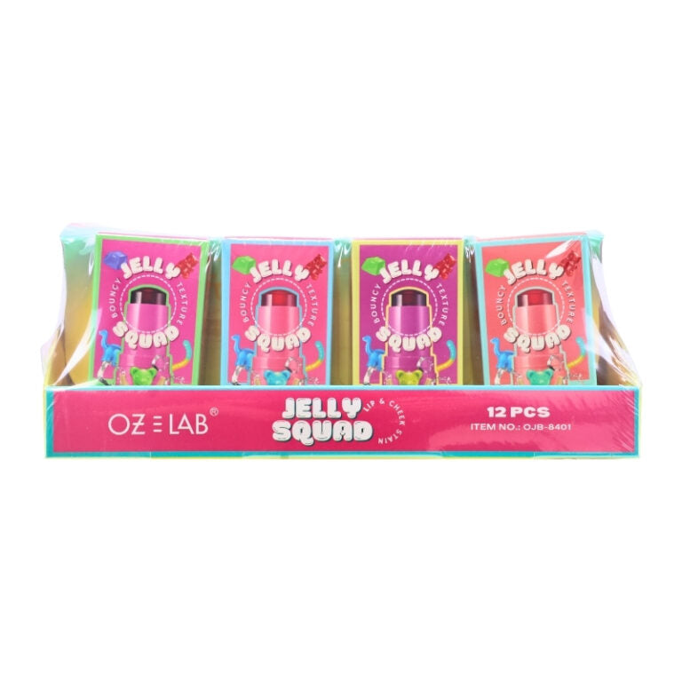 Oz Lab Jelly Squad Lip & Cheek Stain 12ct Display