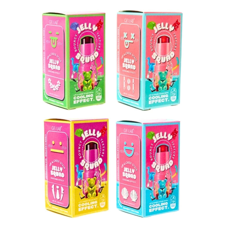 Oz Lab Jelly Squad Lip & Cheek Stain 12ct Display
