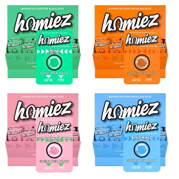 Homiez 7 Hydroxymitragynine 50mg Tablets 1pk 30ct Box