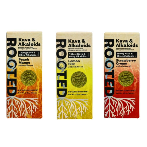 Rooted Alkaloid + Kava Shot 60mL 12ct Display