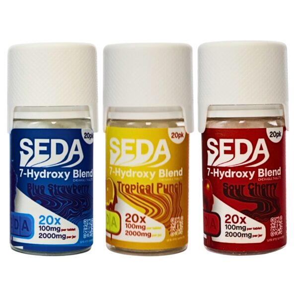 SEDA 7-Hydroxy Blend Chewable Tablets 2000mg 20ct Jar