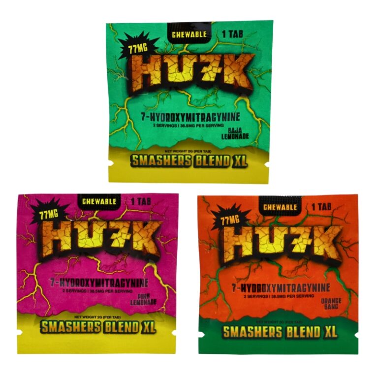 Hu7k 7-Hydroxymitragynine Smashers Blend XL Tablet 77mg 1pk 30ct Box