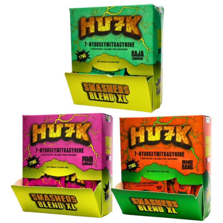 Hu7k 7-Hydroxymitragynine Smashers Blend XL Tablet 77mg 1pk 30ct Box