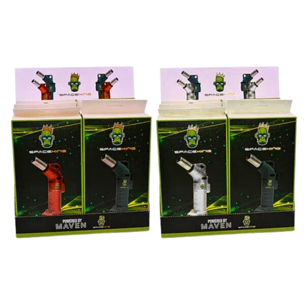 Space King Maven Butane Torch Lighter 6ct Display