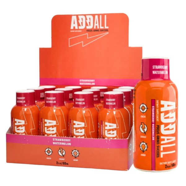 Addall XR Strawberry Watermelon Extract Shot 10ml 12ct Display
