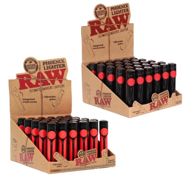 RAW Phoenix Refillable Torch Lighter 30 Pack