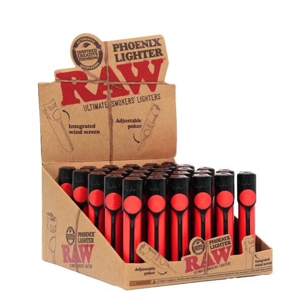 RAW Phoenix Refillable Torch Lighter 30 Pack