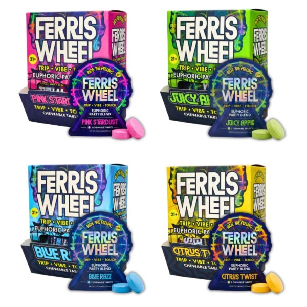 Tre House Ferris Wheel Euphoric Party Blend Tablets 2pk 20ct Display