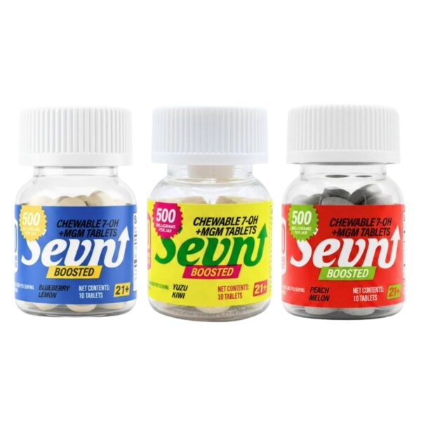 Sevn Boosted 50mg MGM Chewable Tablets 10ct Bottle