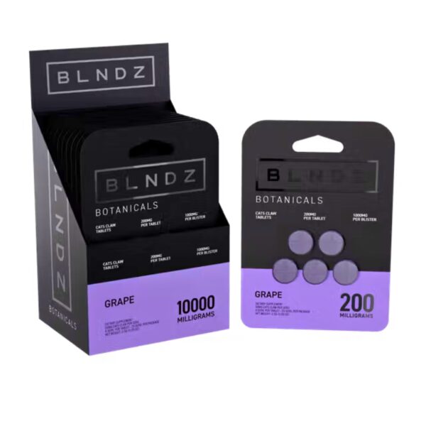 BLNDZ Botanicals Cat’s Claw 200mg Tablets 5pk 10ct Display