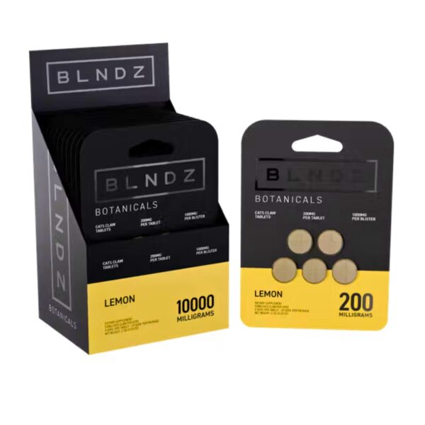 BLNDZ Botanicals Cat’s Claw 200mg Tablets 5pk 10ct Display