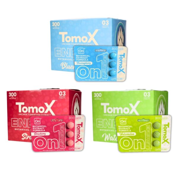 ON TomoX Botanical Cat’s Claw 100mg Tablets 3pk 6ct Display