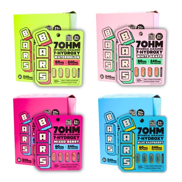 Bars X Tre House 7-OHM 240mg 4pk 10ct Display