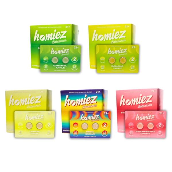 Homiez Botanical Cat’s Claw Tablets 100mg | 2pk 20ct Display | 50 mg per tablet