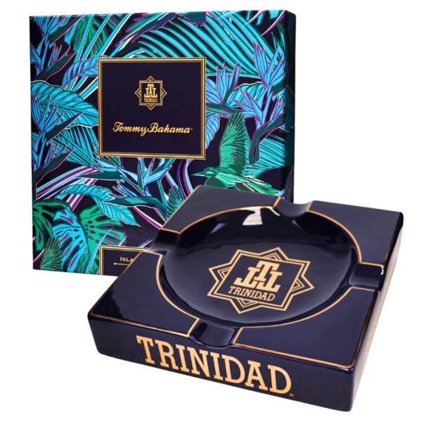 Trinidad Tommy Bahama Ceramic Ashtray w/ Gift Box