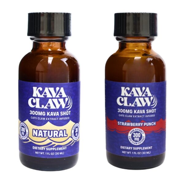 Kava Claw 300mg Extract Shot 1fl Oz Bottle 12ct Display