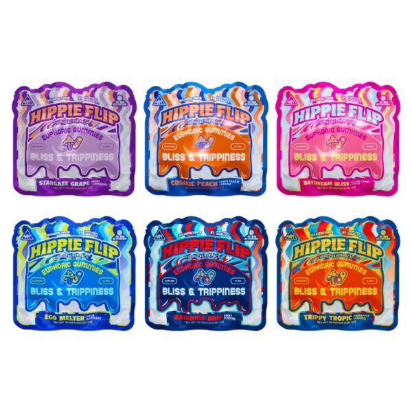 Mmelt Hippie Flip Euphoric Mushroom Gummies 10pk 6ct Display