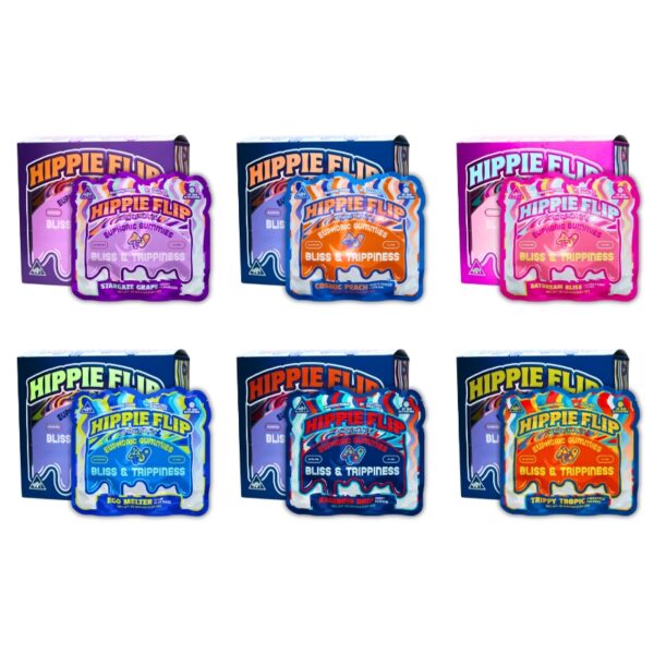 Mmelt Hippie Flip Euphoric Mushroom Gummies 10pk 6ct Display