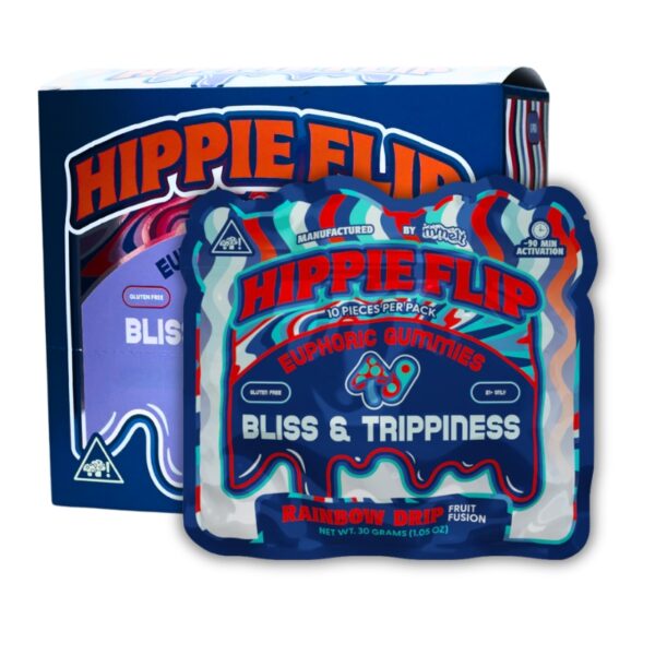 Mmelt Hippie Flip Euphoric Mushroom Gummies 10pk 6ct Display