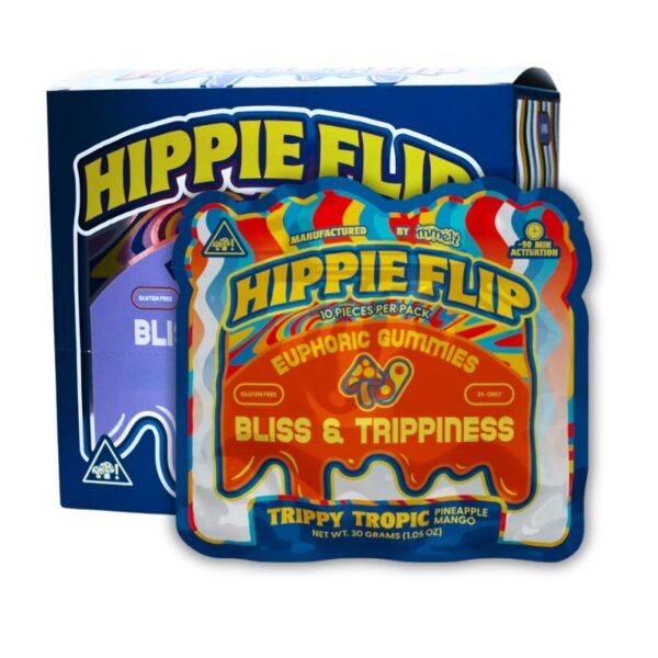 Mmelt Hippie Flip Euphoric Mushroom Gummies 10pk 6ct Display