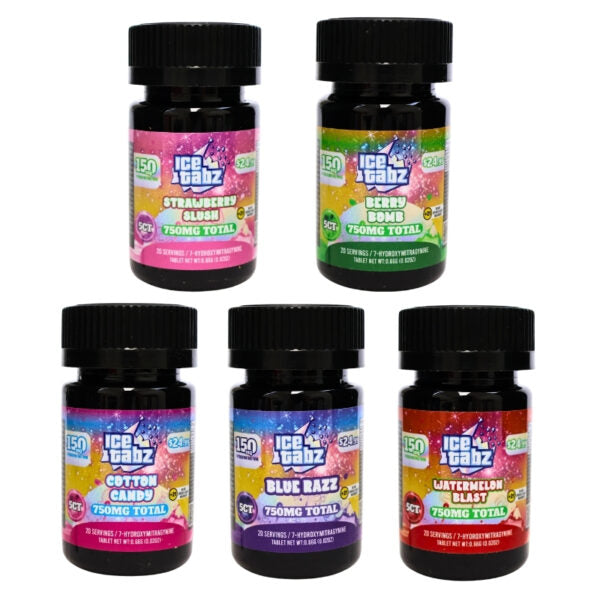 Ice Tabz 7-Hydroxy 750mg 5ct Bottle