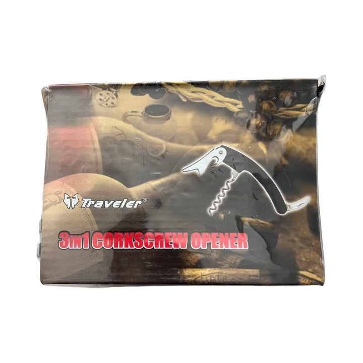 3in1 Corkscrew Openers 24-Pack-Reval Distributor