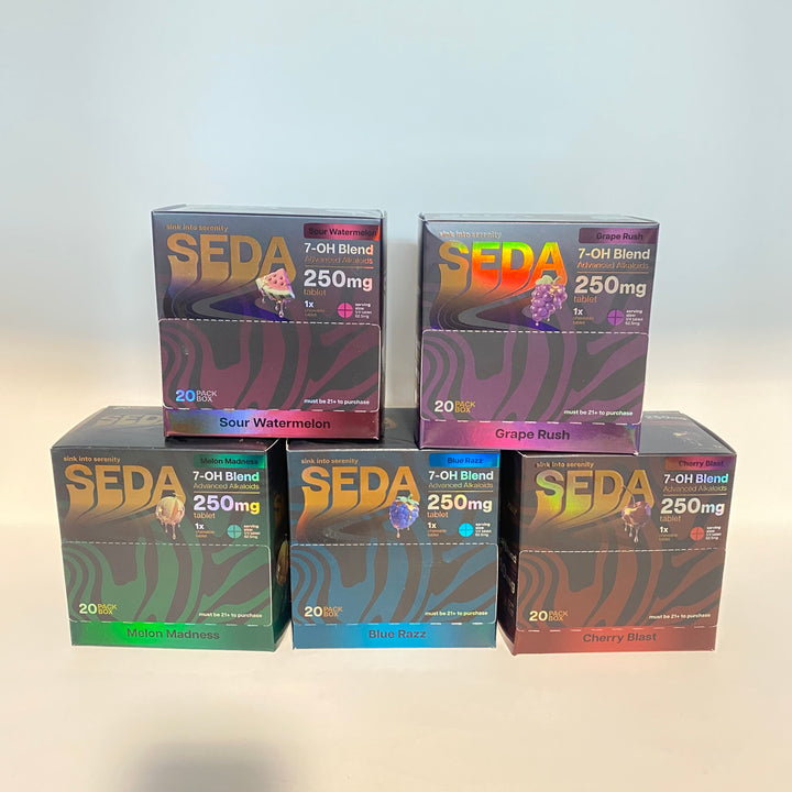 Seda 7-oh Blend Advanced Alkaloids 250mg | 1 count 20 pack dispencer