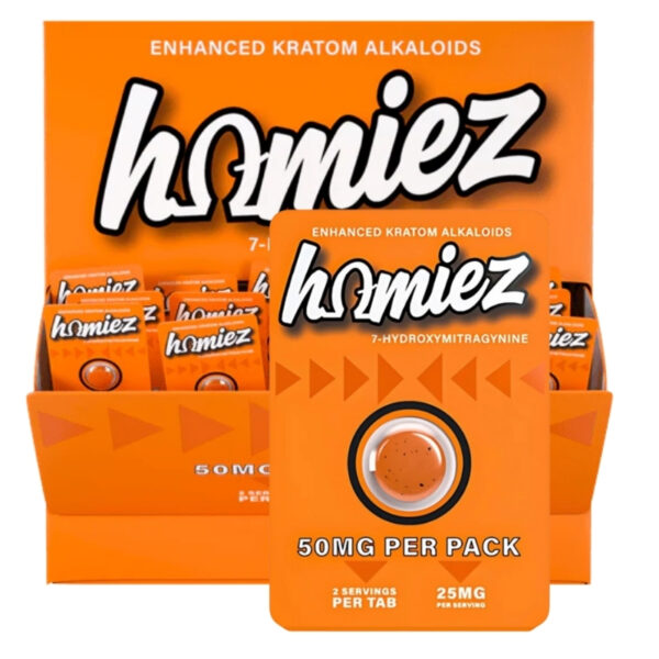 Homiez 7 Hydroxymitragynine 50mg Tablets 1pk 30ct Box
